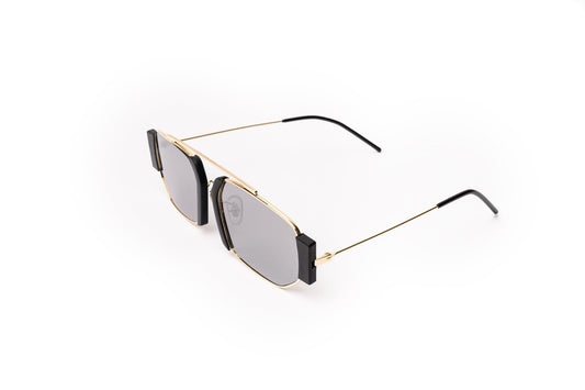 CARAVAGGIO MIRROR black, black lenses, boho, bohochic, cool, eyewear, gold frame, quality, shades, specs, sunglasses, techno