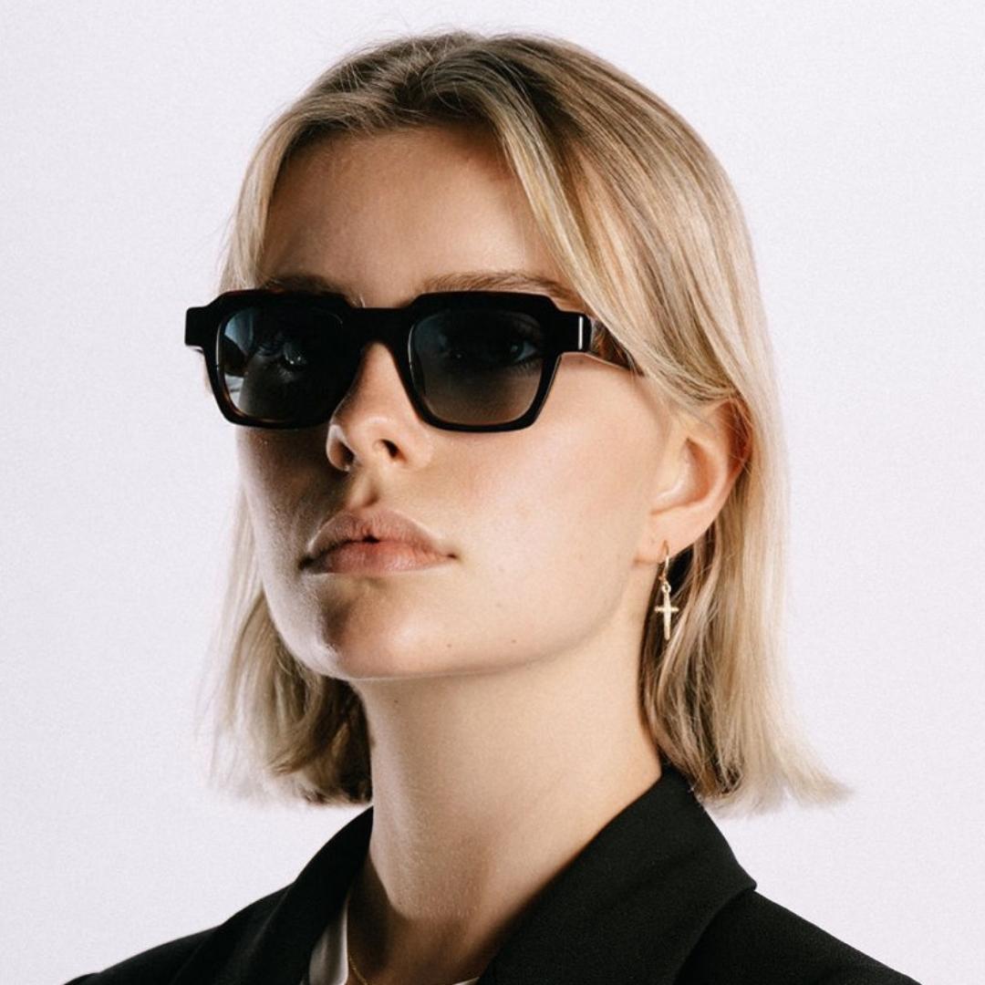 MARCELLO BLACK HAVANA 's, best, black, blue, blue lenses, cellulose, havana, shades, sicily, specs, sunglasses, sustainable, vintage