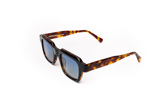 MARCELLO BLACK HAVANA 's, best, black, blue, blue lenses, cellulose, havana, shades, sicily, specs, sunglasses, sustainable, vintage