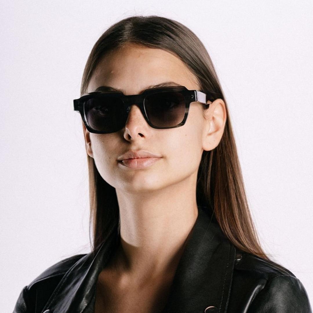 MARCELLO CHARCOAL acetate, best, bioacetate, bohochic, cellulose, cool, eyewear, geometric, grey, handmade, hollywood, moncada, oversized, rockstar, shades, sunglasses, sustainable