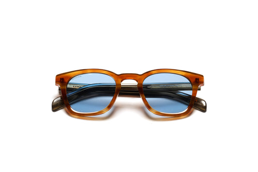 LUCIO SANDSTONE 's, s, acetate, best, bioacetate, blue lenses, cellulose, handcrafted, handmade, shades, sicily, specs, sunglasses, sustainable, transparent, vintage