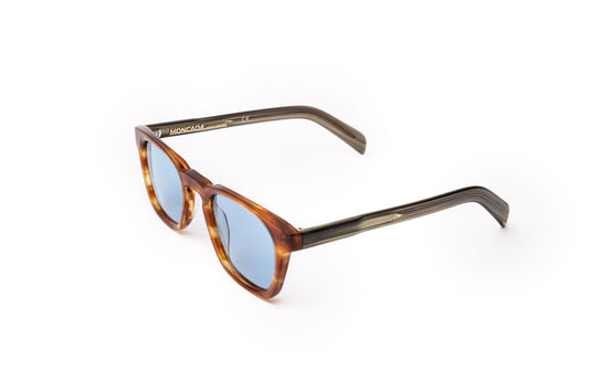 LUCIO SANDSTONE 's, s, acetate, best, bioacetate, blue lenses, cellulose, handcrafted, handmade, shades, sicily, specs, sunglasses, sustainable, transparent, vintage