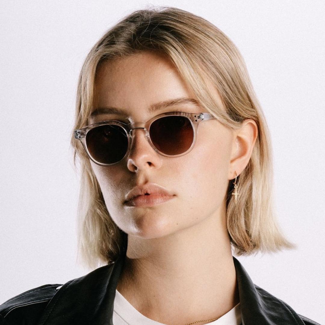 PASOLINI AMBER 's, acetate, best, bevel bioacetate, boho, bohochic, bold cellulose, eyewear, handcrafted, handmade, moncada, polarized, red lenses, round, round frame, shades, specs, sunglasses, sustainable, transparent, vintage, vintage white