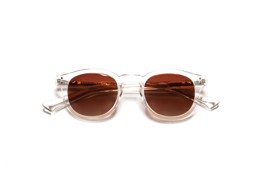 PASOLINI AMBER 's, acetate, best, bevel bioacetate, boho, bohochic, bold cellulose, eyewear, handcrafted, handmade, moncada, polarized, red lenses, round, round frame, shades, specs, sunglasses, sustainable, transparent, vintage, vintage white